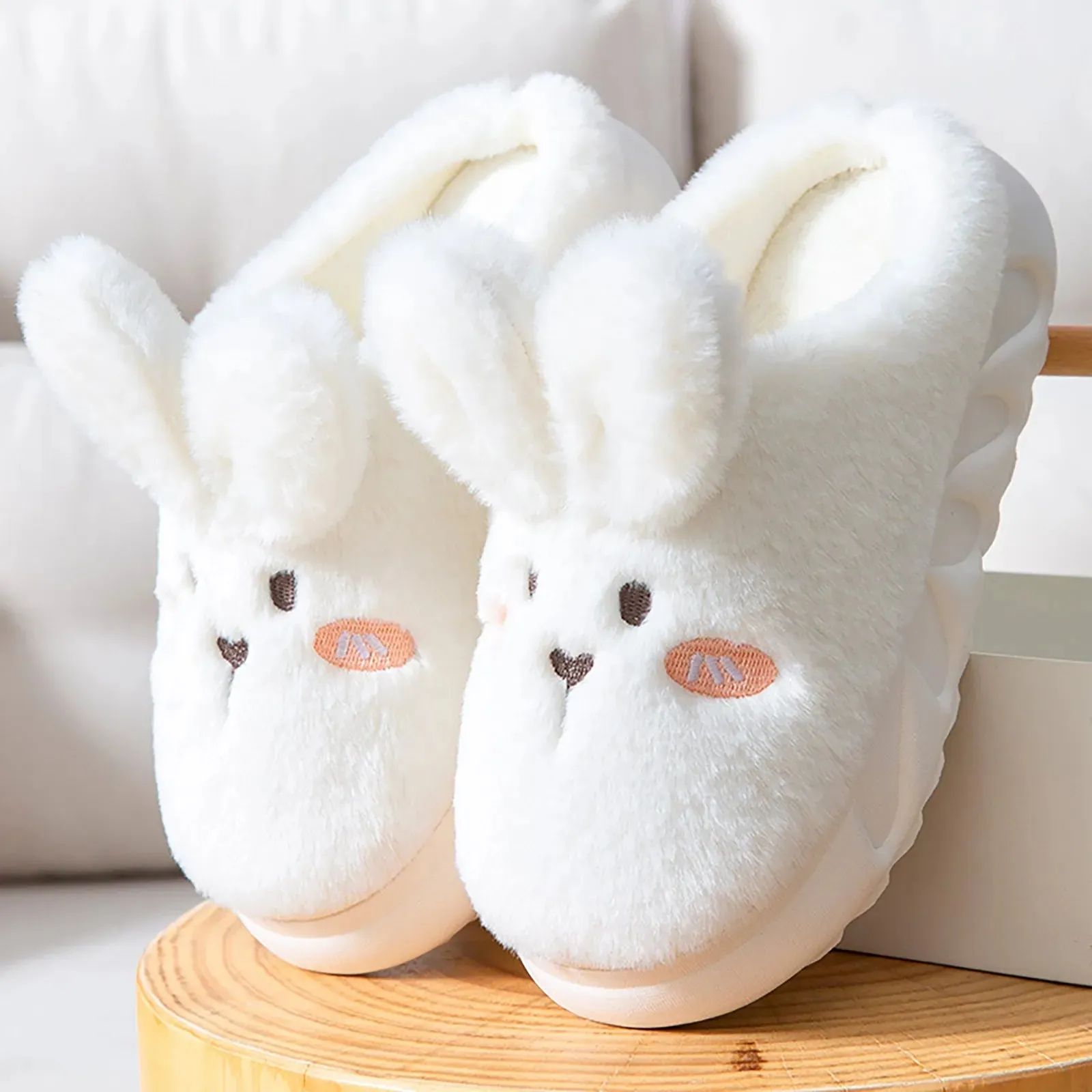 Funki Buys | Shoes | Women's Cute Rabbit Non Slip Slippers