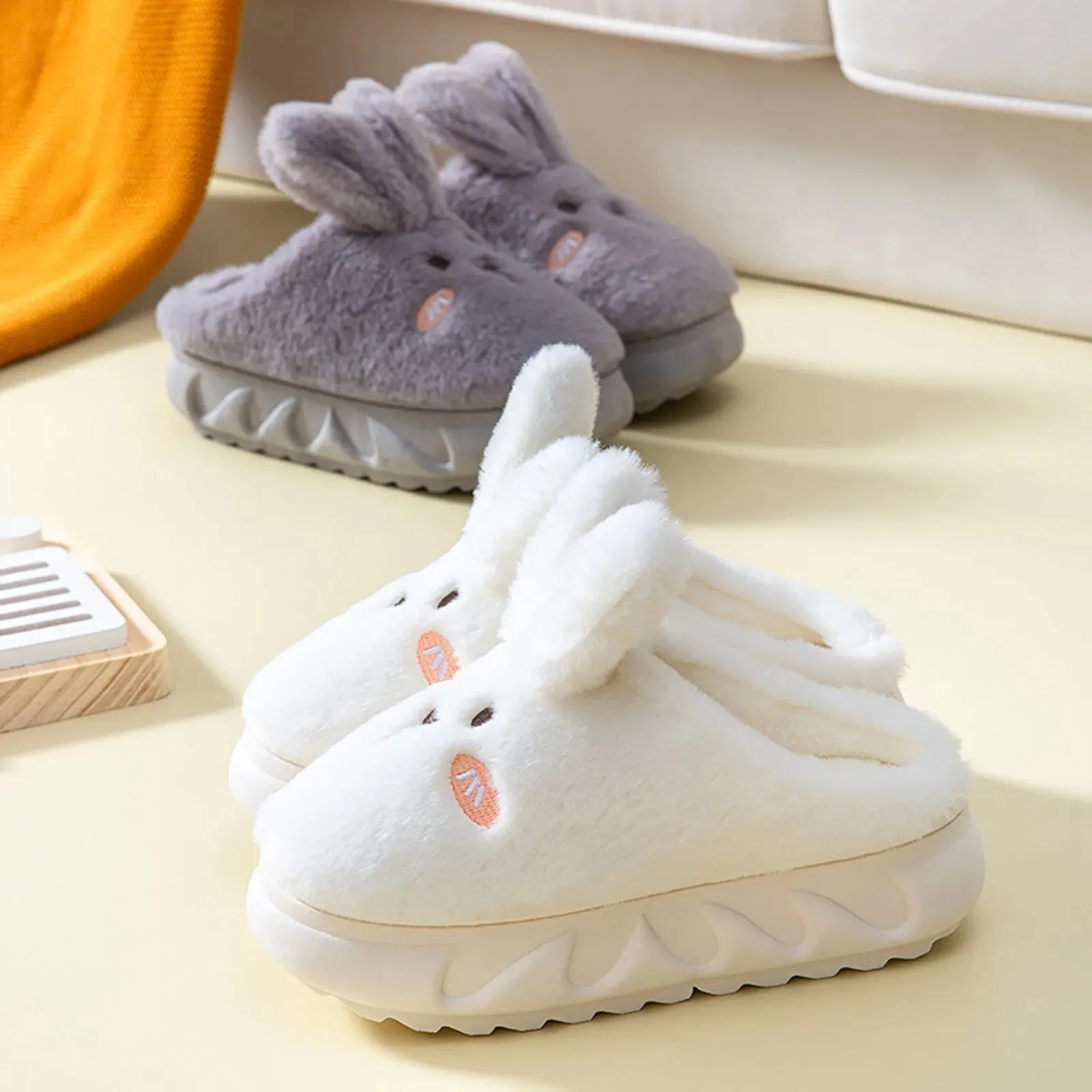 Funki Buys | Shoes | Women's Cute Rabbit Non Slip Slippers