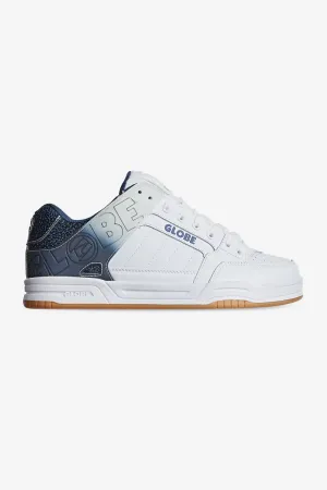 Globe Tilt - White / Blue Stipple