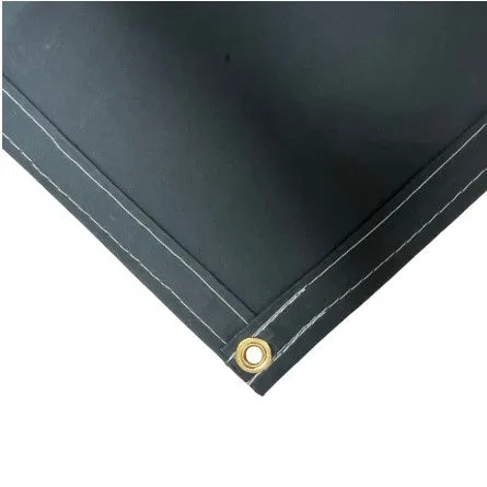 Gray Polyester Waterproof Canvas - 5' x 7'