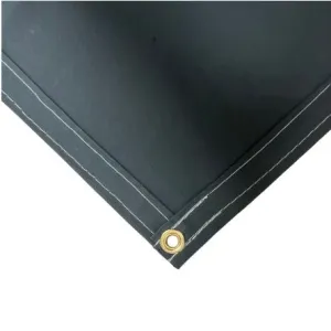 Gray Polyester Waterproof Canvas - 5' x 7'