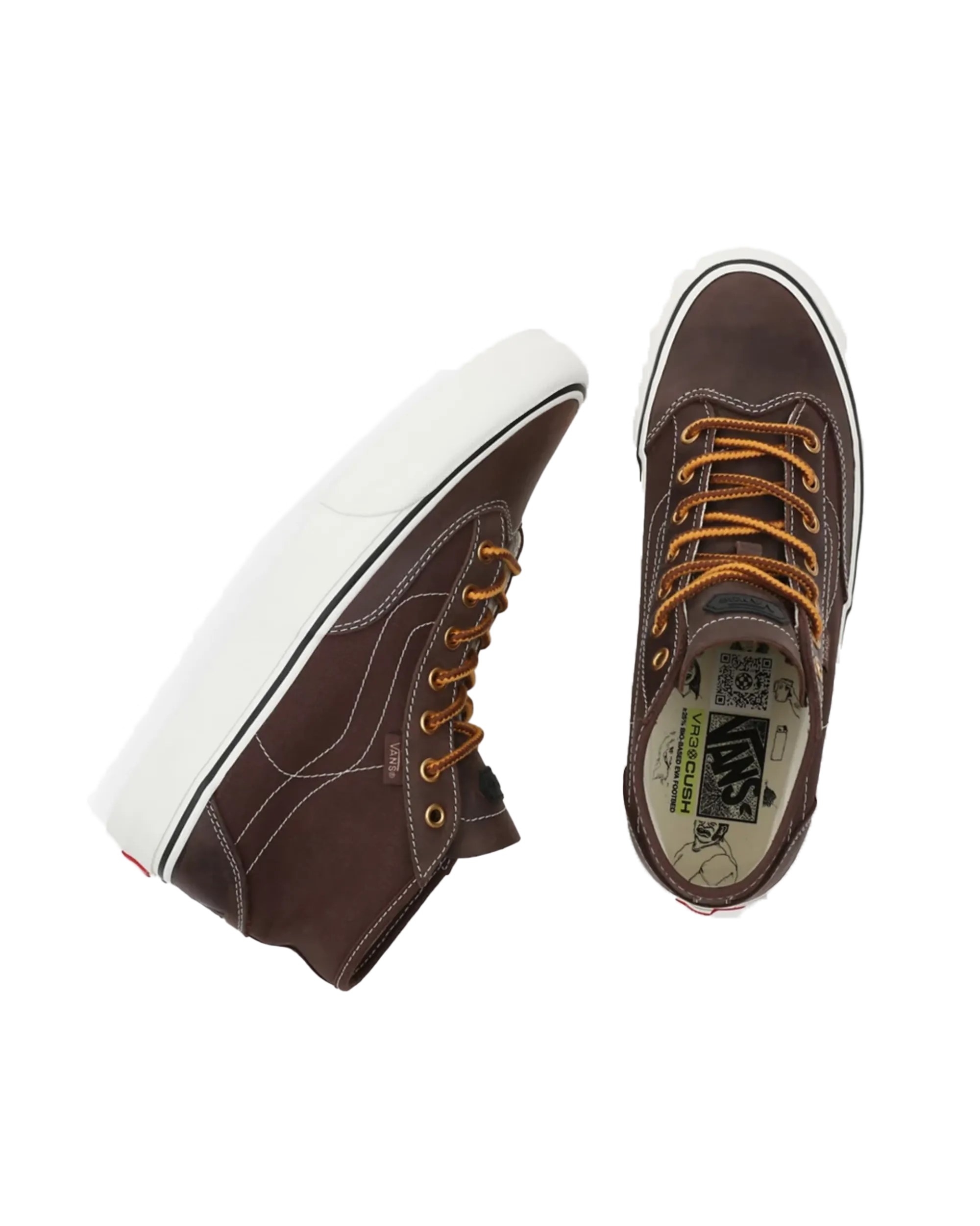 Harry Bryant Destruct Mid VR3 Shoes in Brown