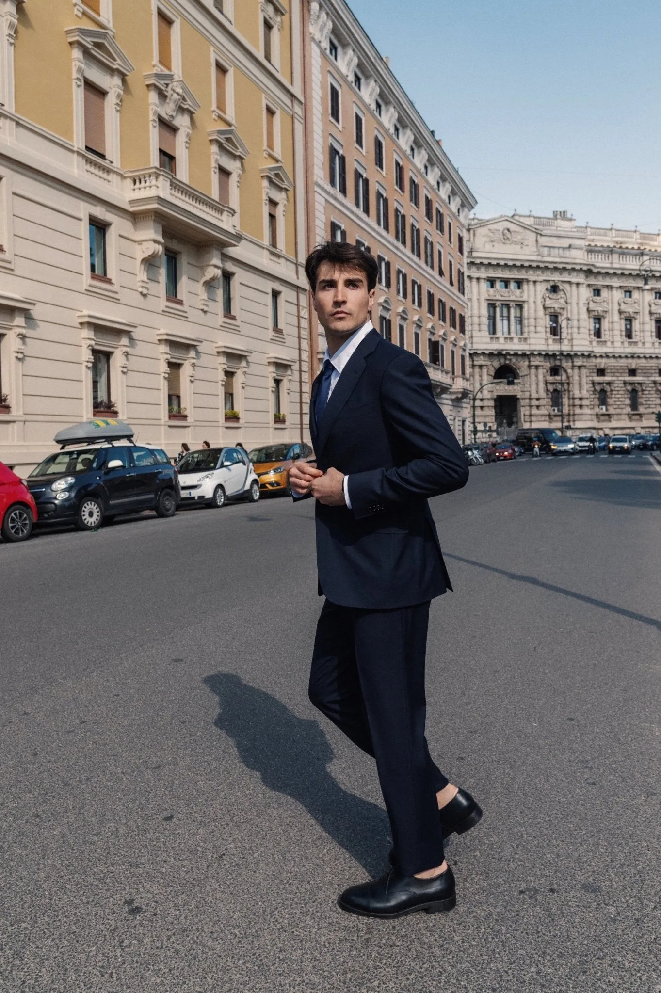 HENRY SARTORIAL HERITAGE Zegna High Performance™ Full Canvas Plain Suit DARK NAVY REG