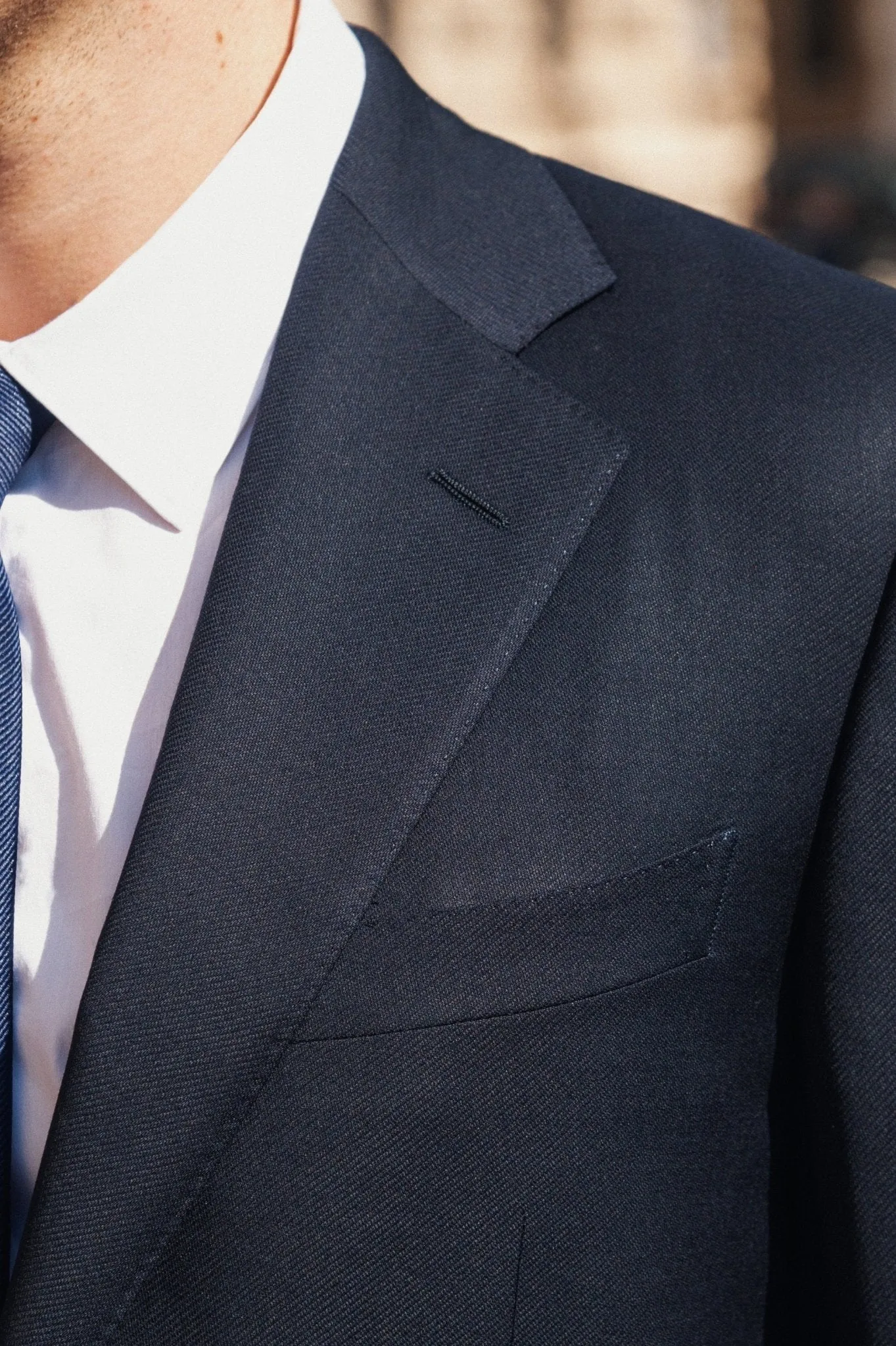 HENRY SARTORIAL HERITAGE Zegna High Performance™ Full Canvas Plain Suit DARK NAVY REG