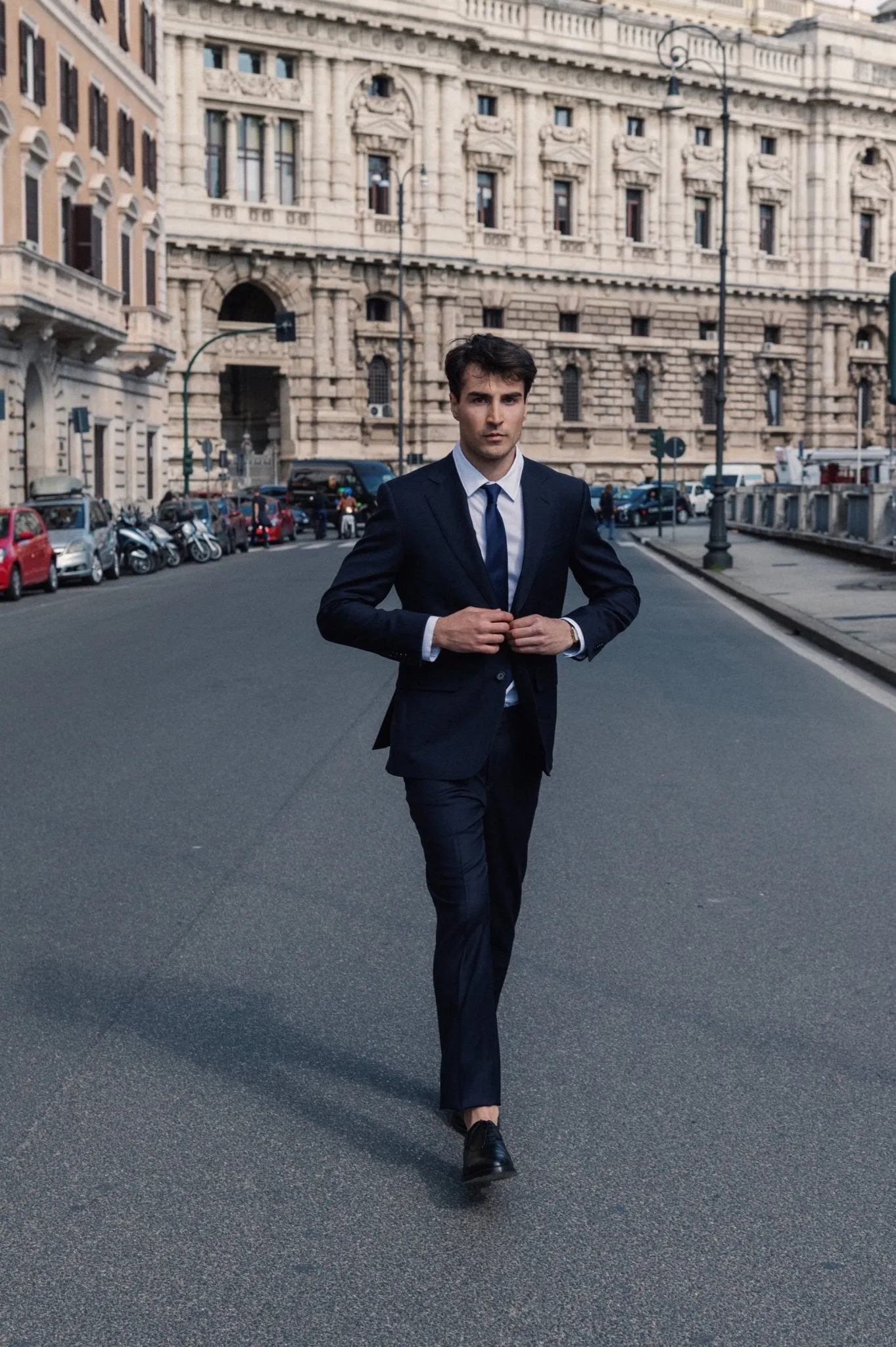 HENRY SARTORIAL HERITAGE Zegna High Performance™ Full Canvas Plain Suit DARK NAVY REG