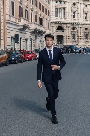 HENRY SARTORIAL HERITAGE Zegna High Performance™ Full Canvas Plain Suit DARK NAVY REG