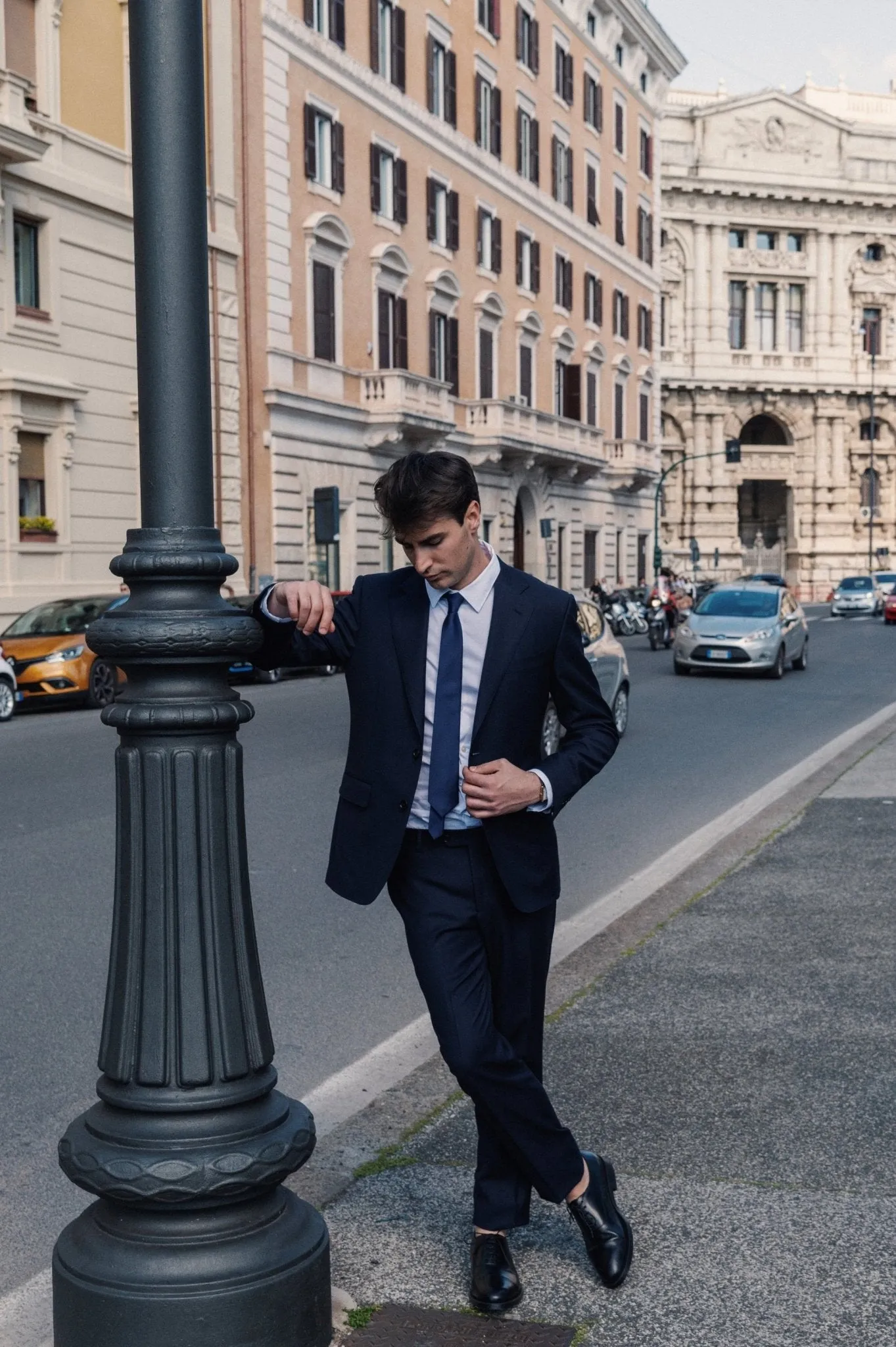 HENRY SARTORIAL HERITAGE Zegna High Performance™ Full Canvas Plain Suit DARK NAVY REG