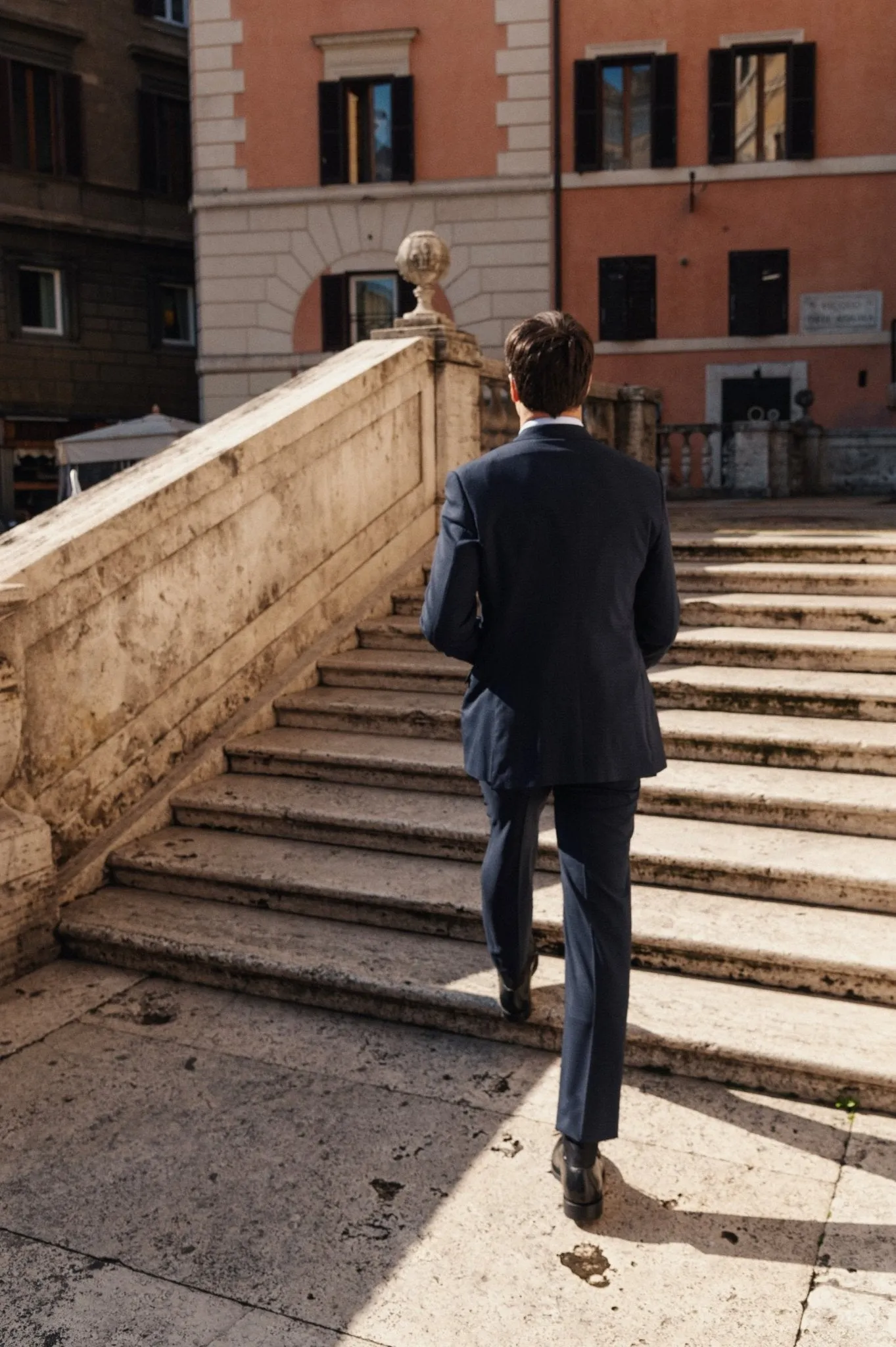 HENRY SARTORIAL HERITAGE Zegna High Performance™ Plain Suit DARK NAVY REG