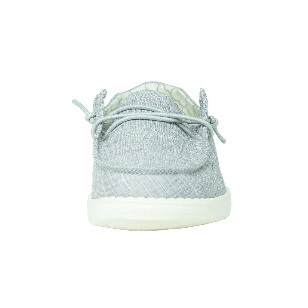 Hey Dude Children's Wendy Linen Grey Shoes 130123096