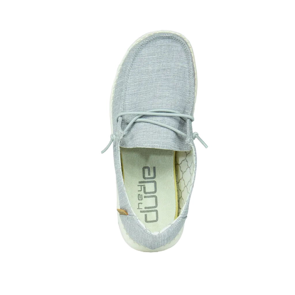 Hey Dude Children's Wendy Linen Grey Shoes 130123096