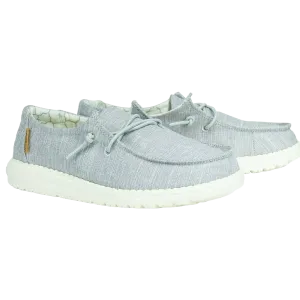 Hey Dude Children's Wendy Linen Grey Shoes 130123096