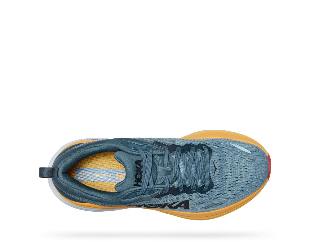 'HOKA' Men's Bondi 8 - Goblin Blue / Mountain Spring (Wide)