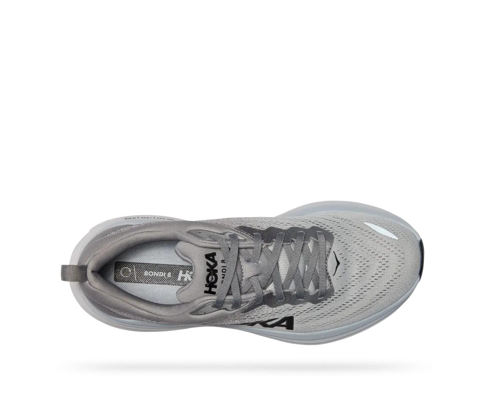 'HOKA' Men's Bondi 8 - Sharkskin / Harbor Mist (Wide)