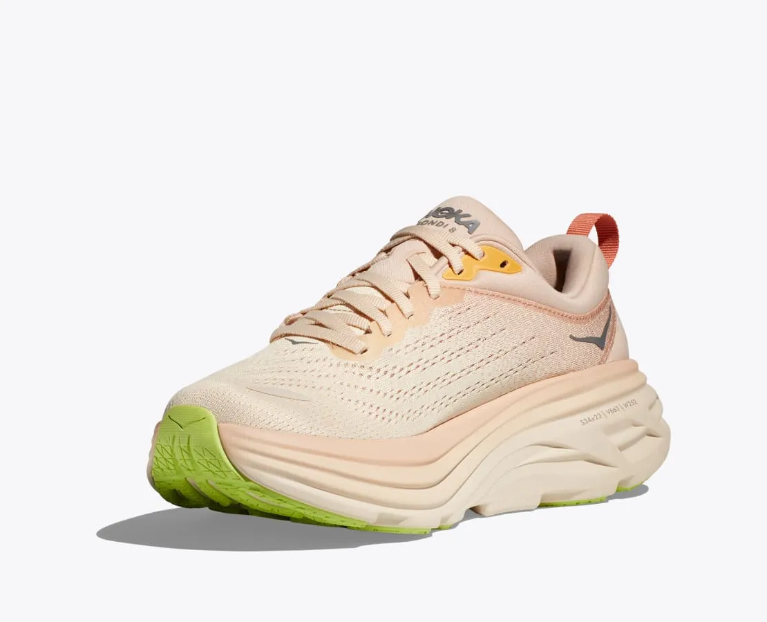 Hoka Womens Bondi 8- Cream/Vanilla (1127952-CMV)