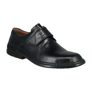Josef Seibel Vigo 14 Schwarz Mens Adjustable Strap Smart Leather Shoes