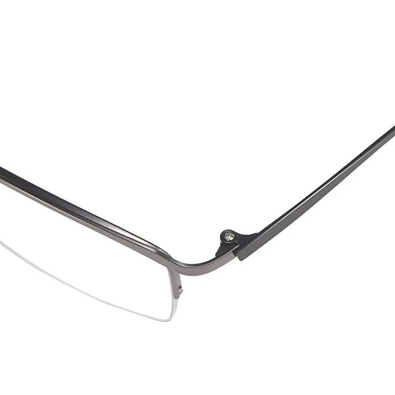 KatKani Men's Semi Rim Rectangular Alloy Frame Eyeglasses Z17003