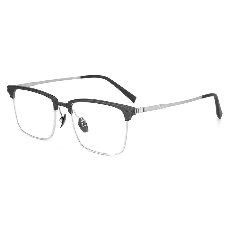 KatKani Unisex Full Rim Square Titanium Eyeglasses Nc7004
