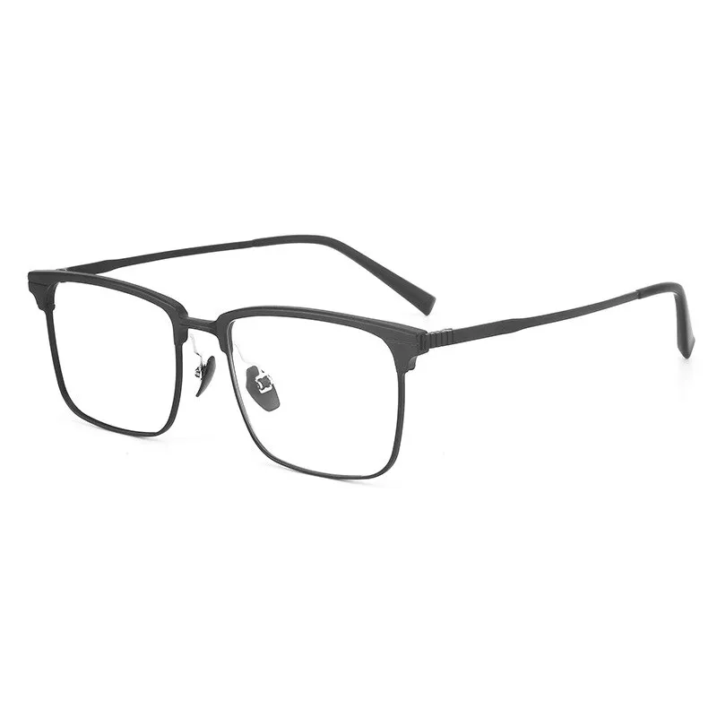 KatKani Unisex Full Rim Square Titanium Eyeglasses Nc7004