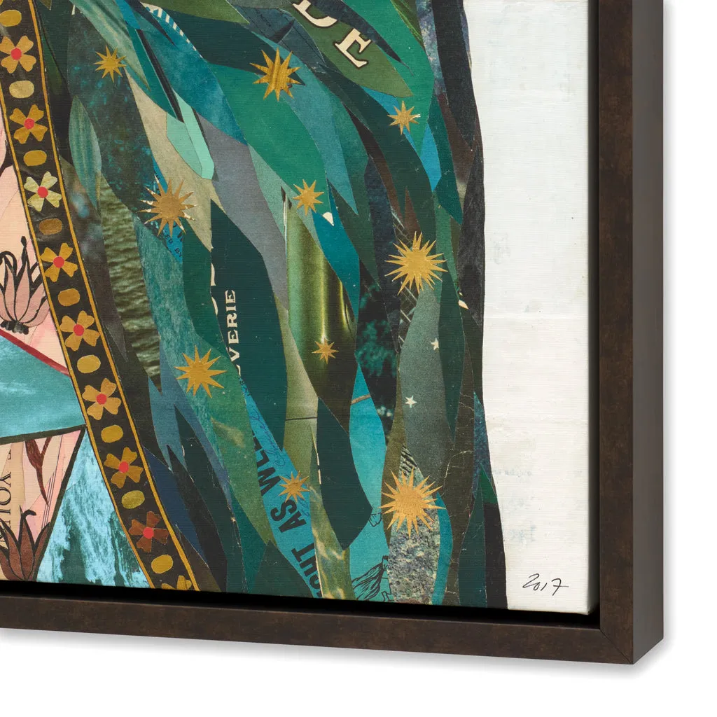 LADY OF GUADALUPE canvas print with float frame