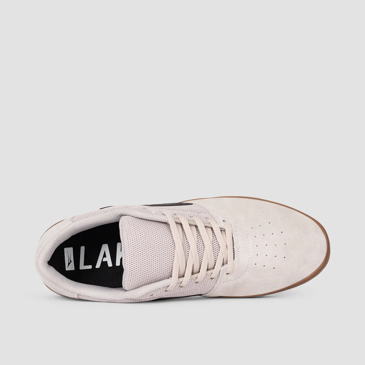 Lakai Brighton Shoes - White/Gum Suede