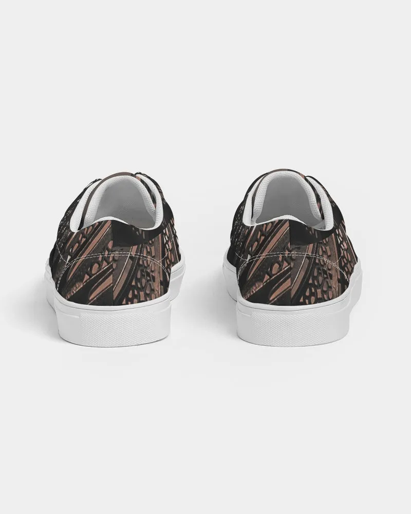 Lighthouse Fibonacci Women's Lace Up Canvas Shoe