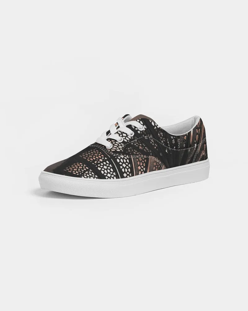 Lighthouse Fibonacci Women's Lace Up Canvas Shoe