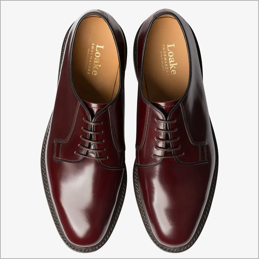 Loake 771 Burgundy Derby Shoe Size 11  Only/