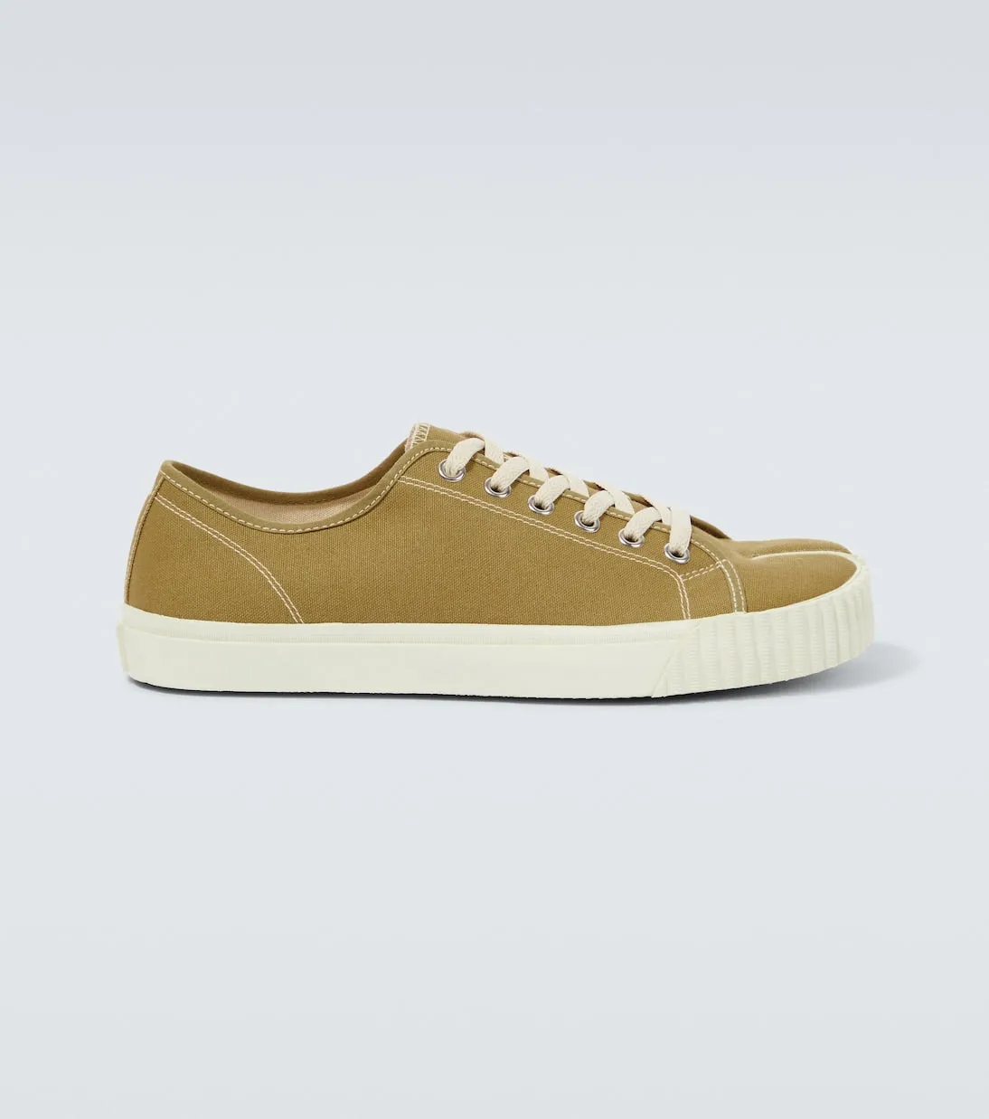 Maison Margiela canvas tabi sneaker, neutral