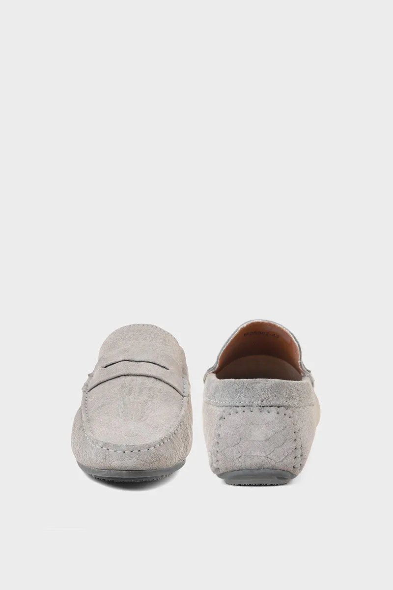 Men Casual Driving Mocs M26062-Grey