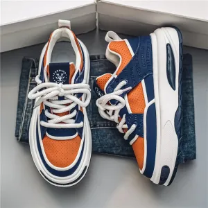 Men's Casual Shoes - Thick Sole Sneakers - Comfortable Soft Footwear - TSS366
