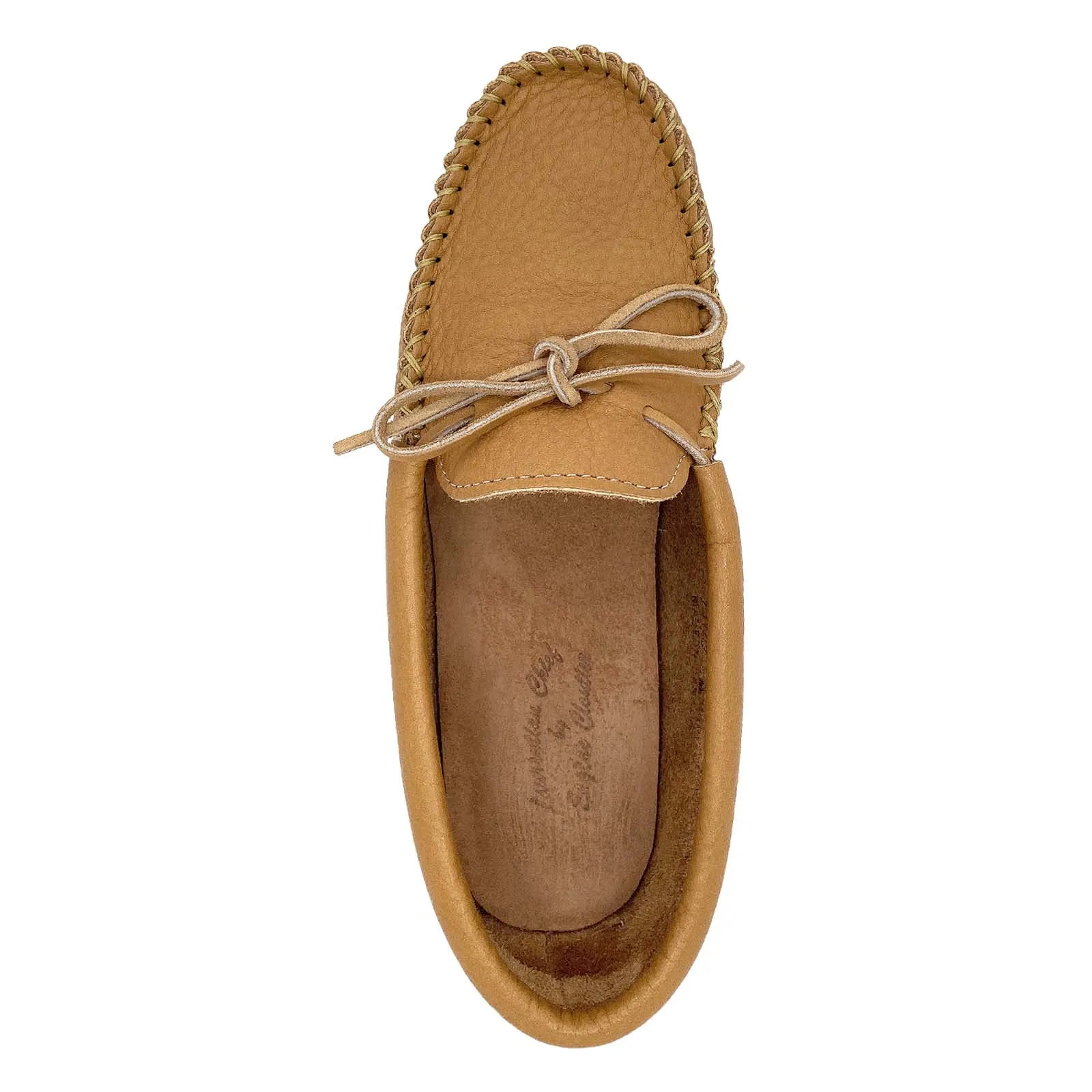 Men's Moose Hide Leather Moccasins Cork