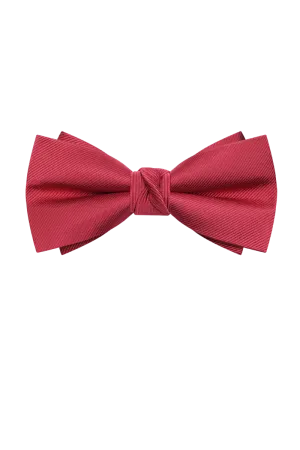 Men's Red Pre-Tied Formal Bow Tie