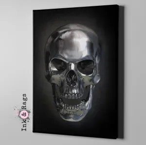 Metal Head Skull Gallery Wrapped Canvas Metal Head Skull Gallery Wrapped Canvas
