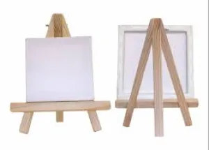 Mini Canvas Board with Easel 10x10cm