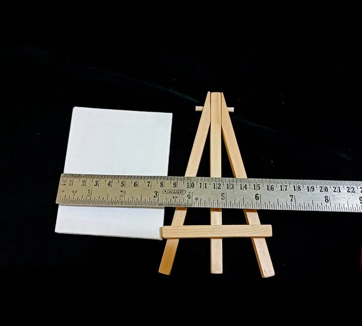 Mini Canvas Board with Easel | Mini Display Easel with Canvas