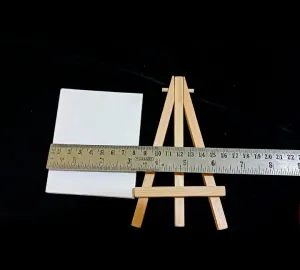 Mini Canvas Board with Easel | Mini Display Easel with Canvas