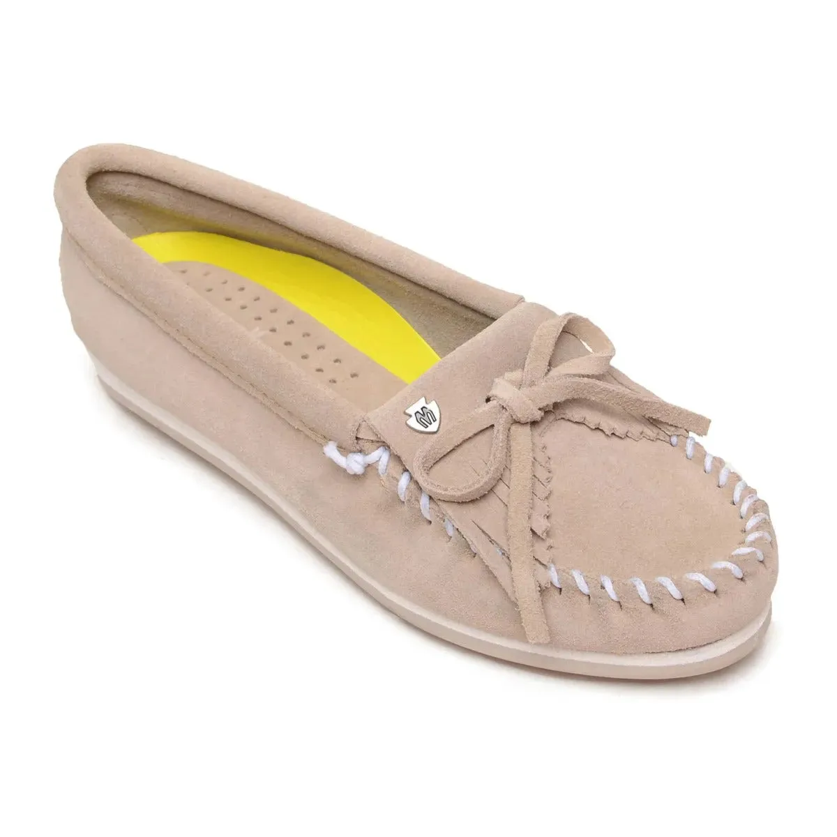 Minnetonka Kilty Plus Suede Moc - Womens Moccasins