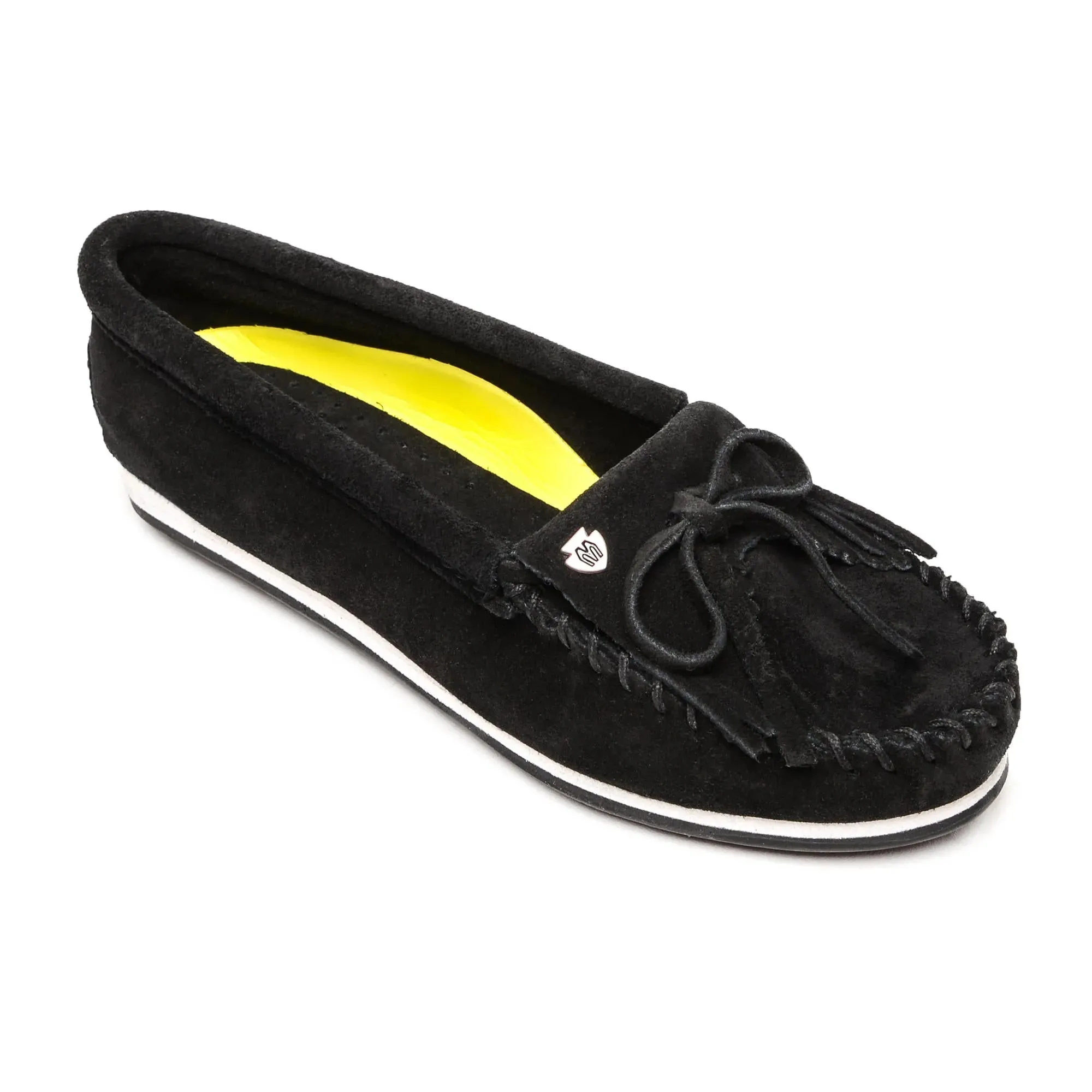 Minnetonka Kilty Plus Suede Moc - Womens Moccasins