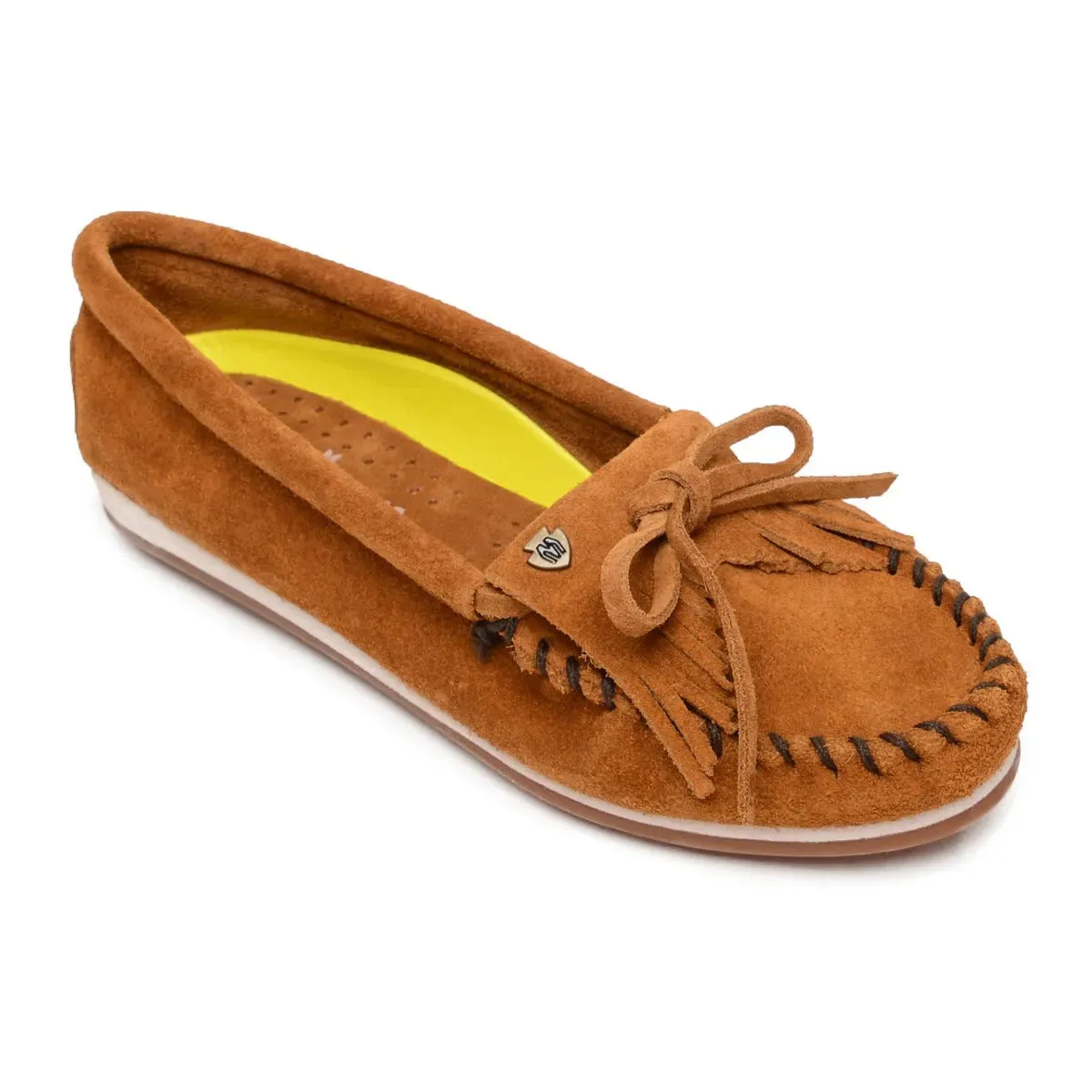 Minnetonka Kilty Plus Suede Moc - Womens Moccasins