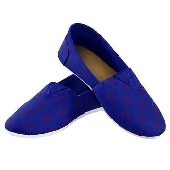 MLB Chicago Cubs Womens Canvas Shoes