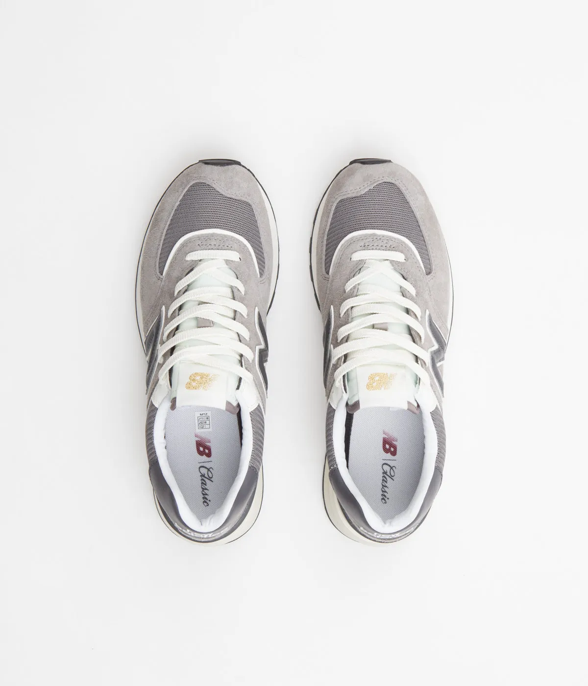 New Balance 574 Shoes - Grey / Black / White
