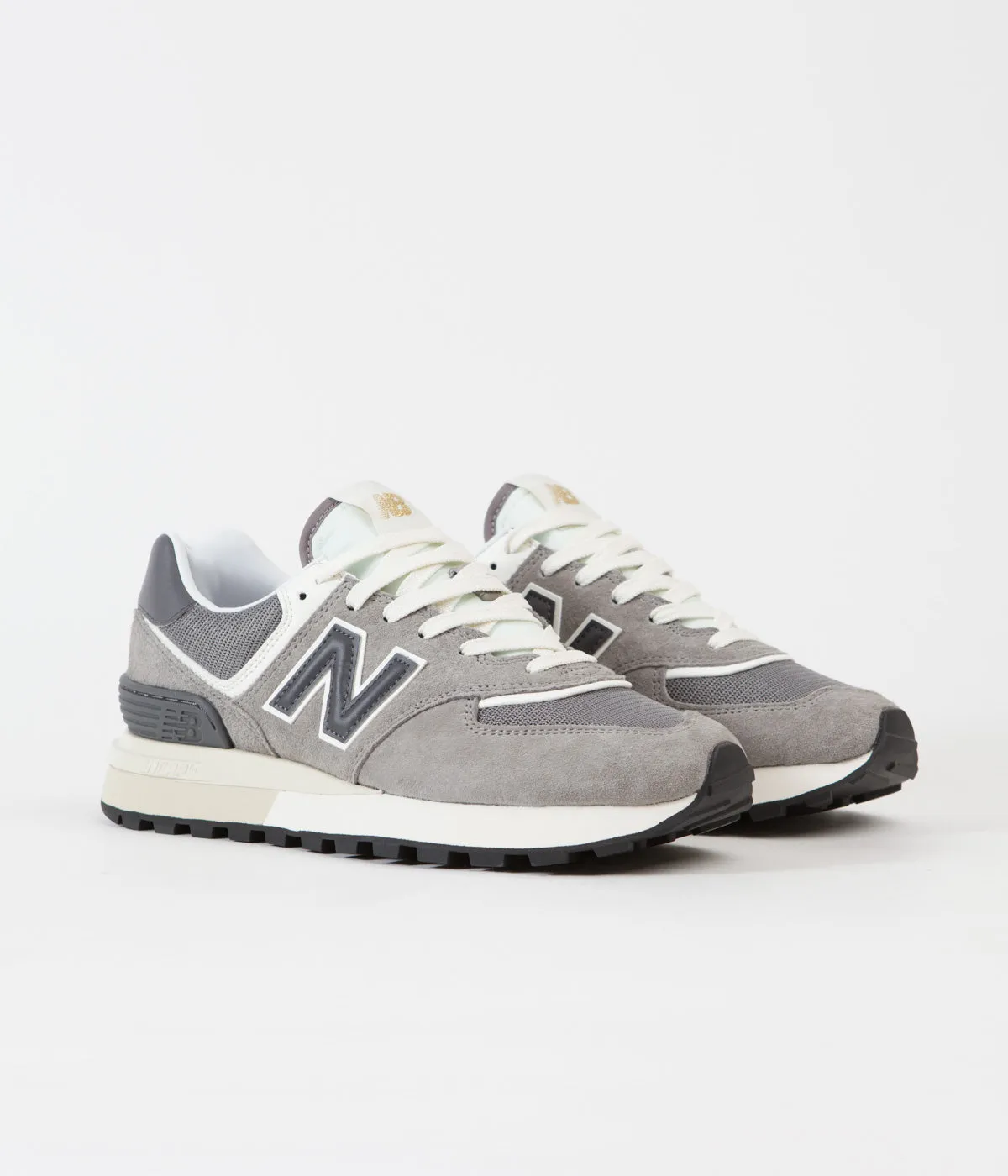 New Balance 574 Shoes - Grey / Black / White