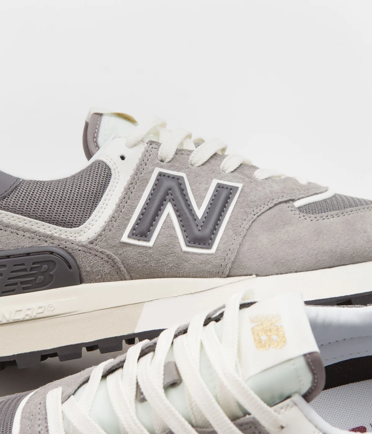 New Balance 574 Shoes - Grey / Black / White