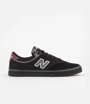 New Balance Numeric 255 Shoes - Black / Burgundy