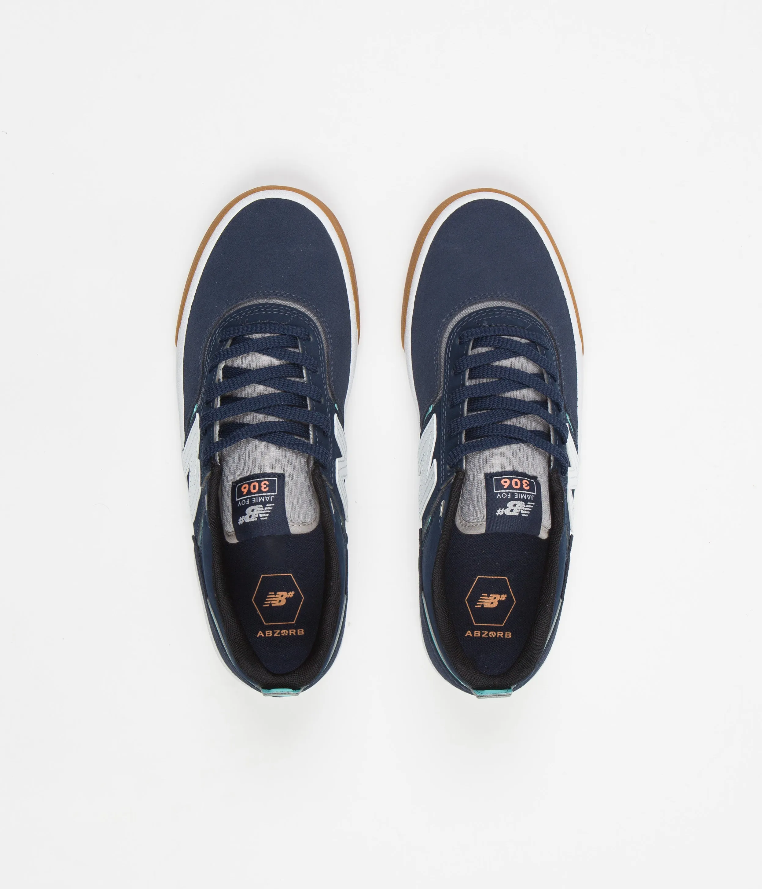 New Balance Numeric 306 Jamie Foy Shoes - Navy / White / Gum