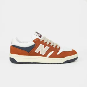 New Balance Numeric - 480 Shoes - Rust / White New Balance Numeric - 480 Shoes - Rust / White