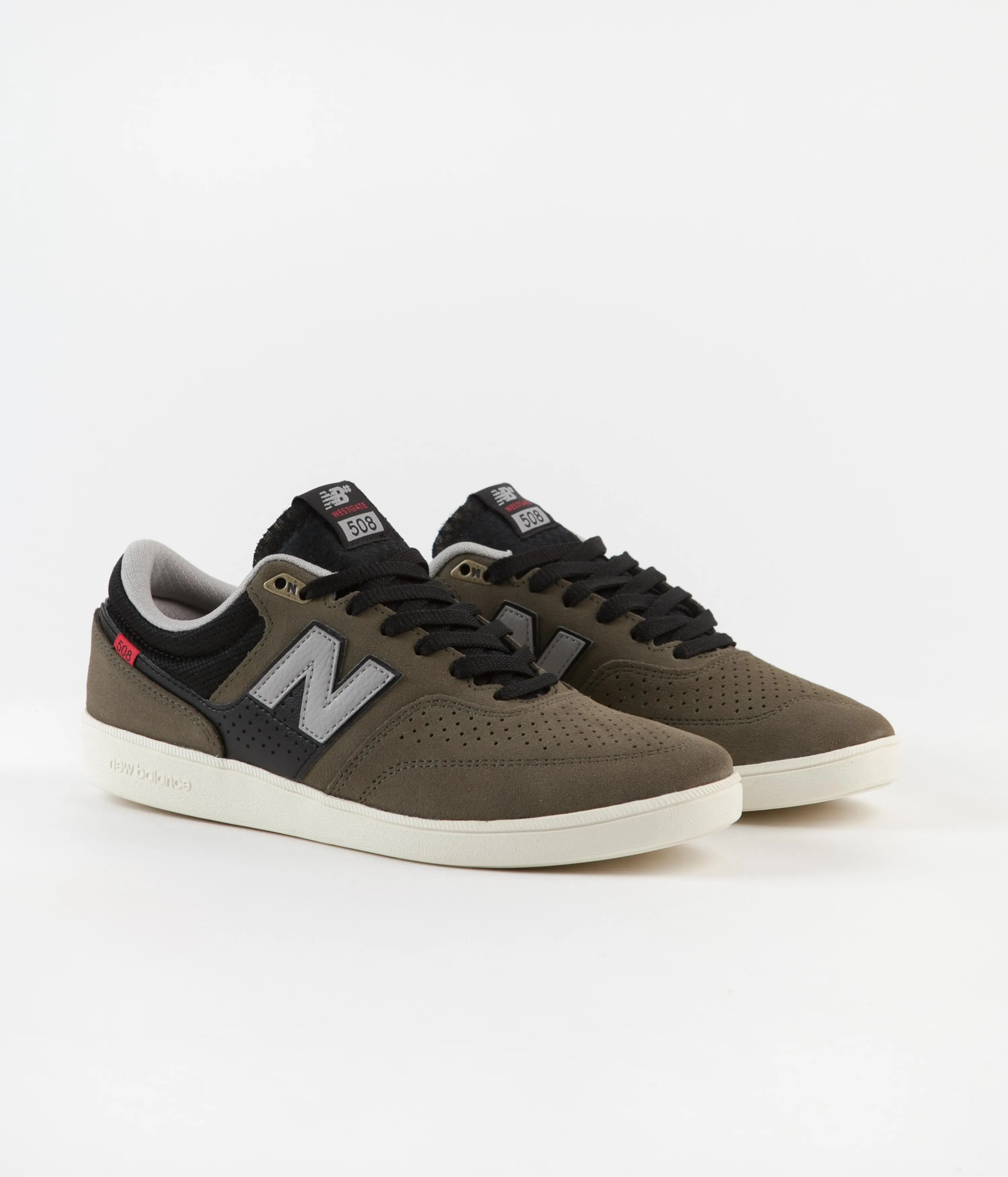 New Balance Numeric 508 Brandon Westgate Shoes - Olive / Black