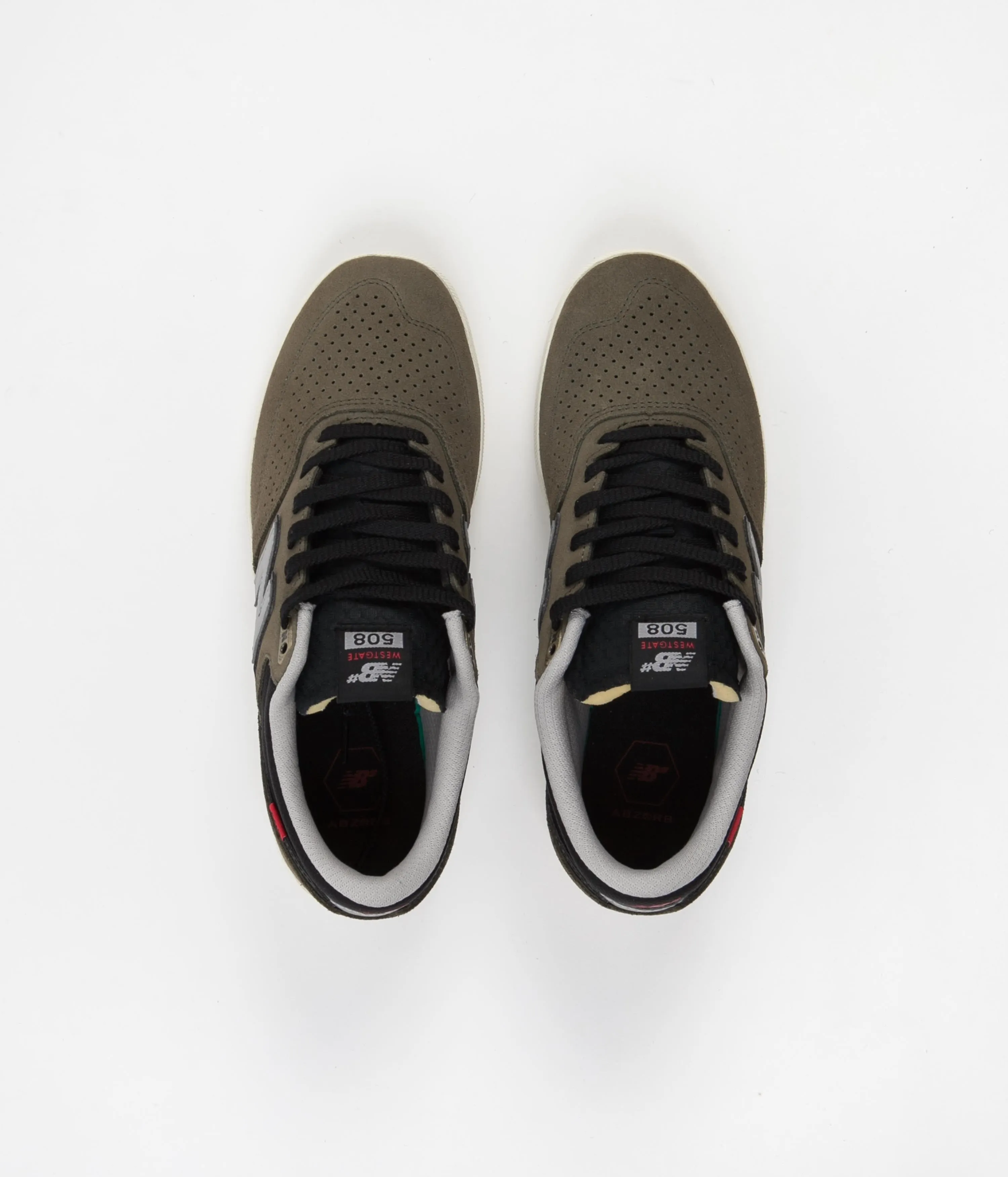 New Balance Numeric 508 Brandon Westgate Shoes - Olive / Black