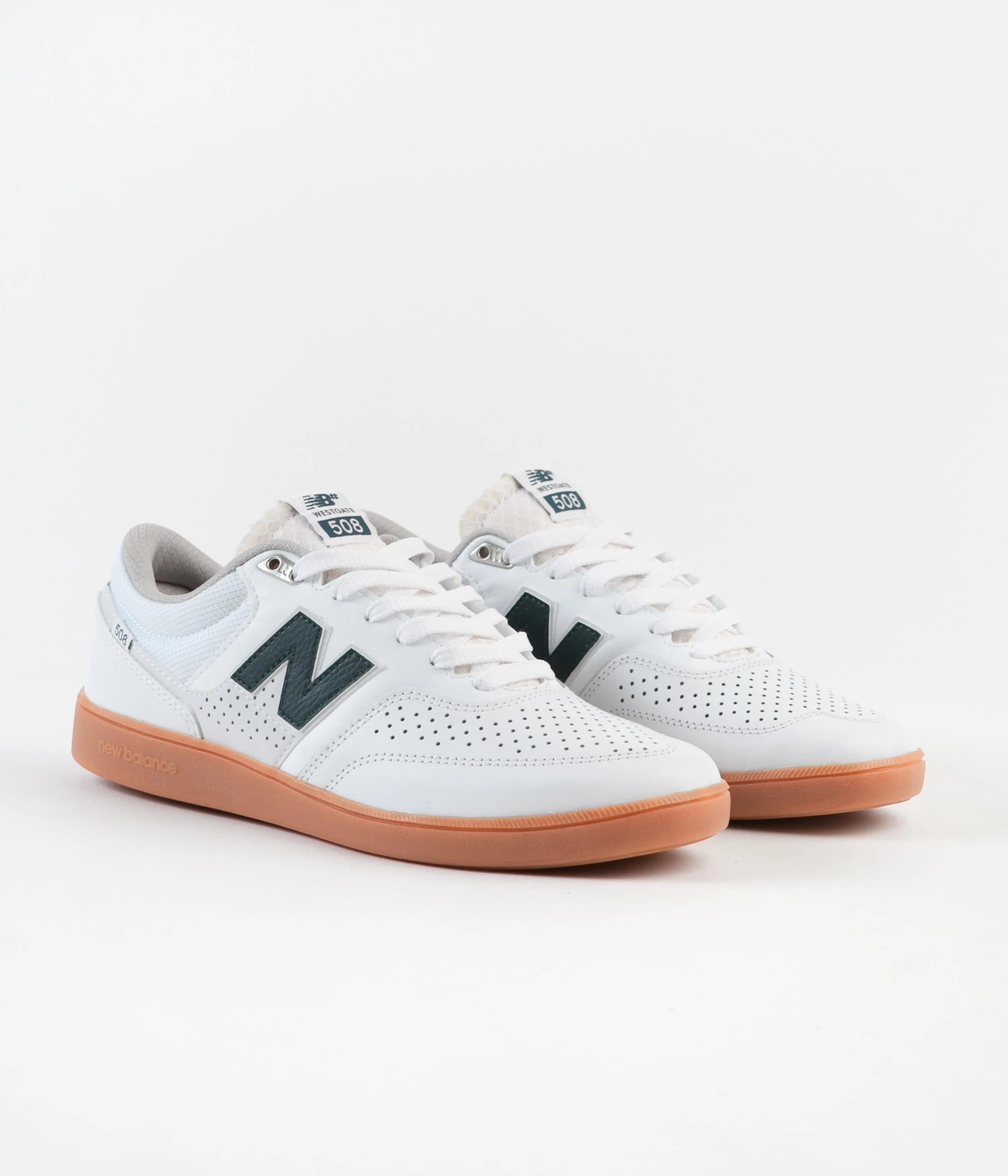 New Balance Numeric 508 Brandon Westgate Shoes - White / Navy / Gum