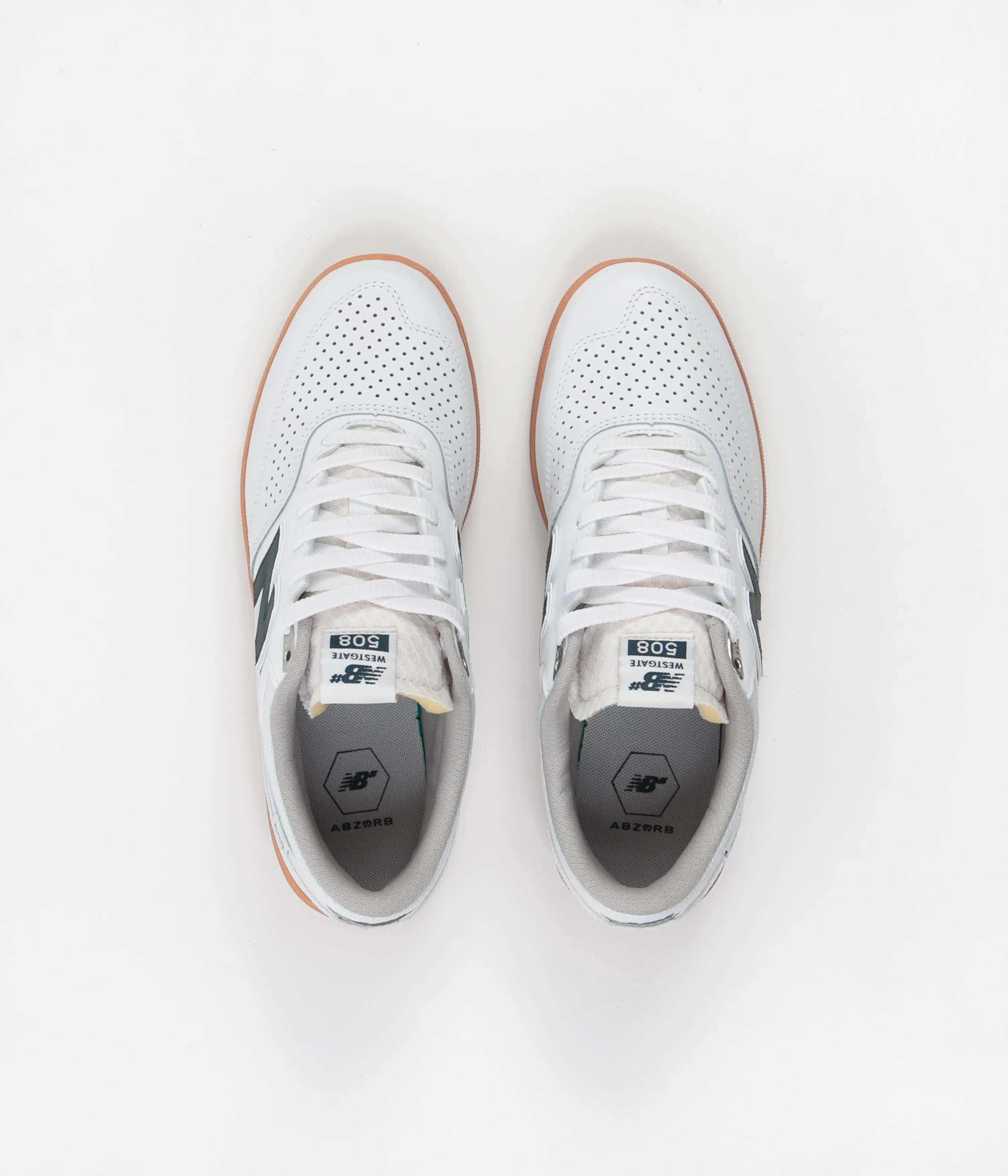 New Balance Numeric 508 Brandon Westgate Shoes - White / Navy / Gum